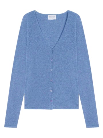 Perfect Cashmere Kaschmir-Cardigan "Paige" in Hellblau