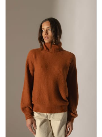 Perfect Cashmere Kaszmirowy golf "Pemba" w kolorze jasnobrązowym