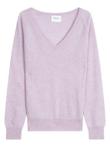 Perfect Cashmere Kaszmirowy sweter "Penelope" w kolorze fiołkowym