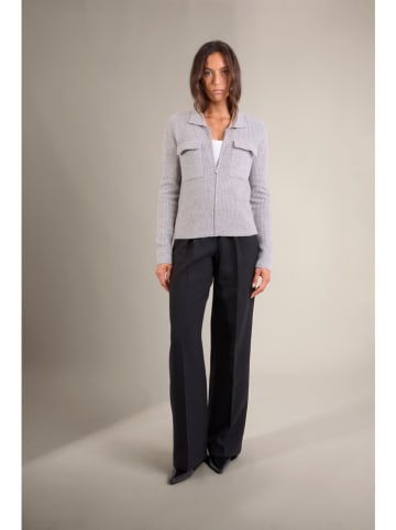 Perfect Cashmere Kaschmir-Cardigan "Sara" in Grau
