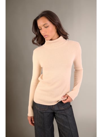 Perfect Cashmere Kasjmieren coltrui "Willow" beige