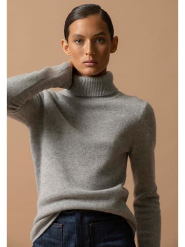 Perfect Cashmere Kaschmir-Rollkragenpullover "Willow" in Grau