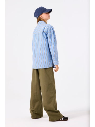 Garcia Blouse lichtblauw/wit