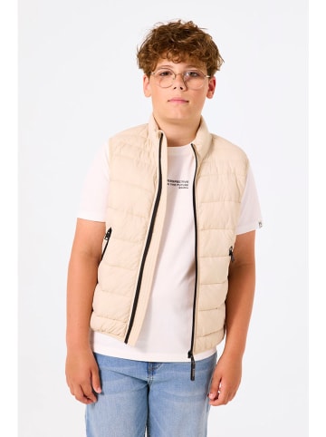 Garcia Doorgestikte jas beige