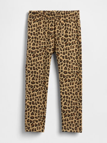 GAP Legginsy w kolorze jasnobrązowym