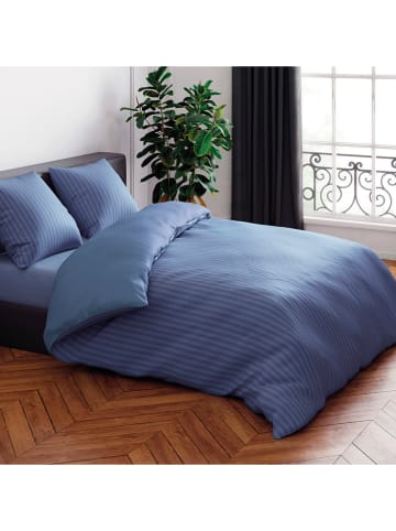CXL by Christian Lacroix Satin-Bettwäsche-Set in Blau