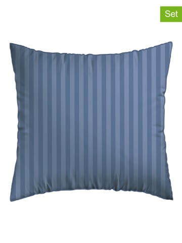 CXL by Christian Lacroix 2-delige set: satijnen kussenslopen blauw
