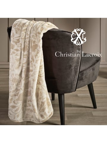 CXL by Christian Lacroix Plaid in Beige/ Weiß