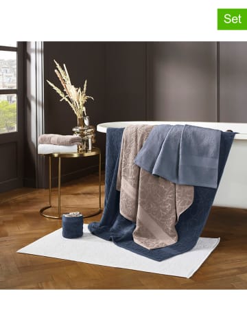 CXL by Christian Lacroix 4er-Set: Waschlappen in Blau