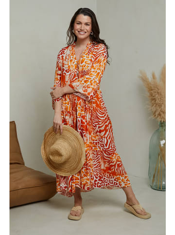 Curvy Lady Kleid in Orange