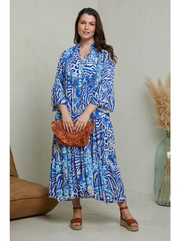 Curvy Lady Kleid in Blau