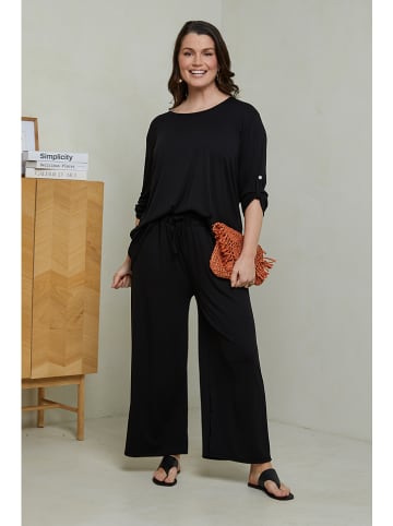 Curvy Lady 2tlg. Outfit in Schwarz