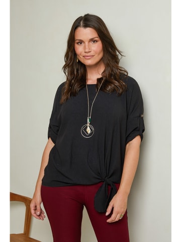 Curvy Lady Blouse zwart