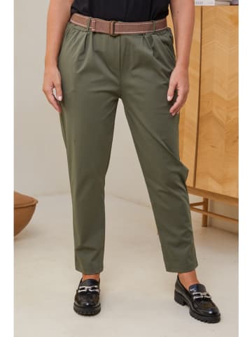 Curvy Lady Broek kaki