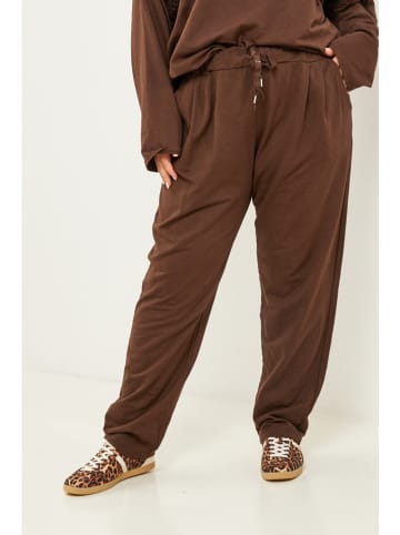 Curvy Lady Broek bruin