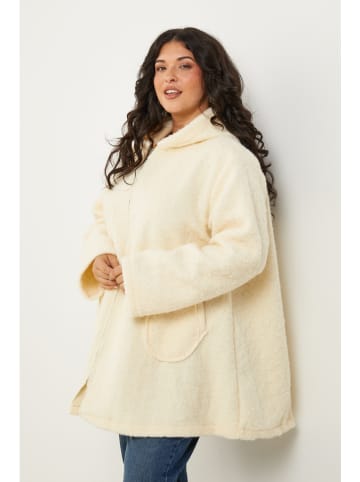 Curvy Lady Übergangsjacke in Creme