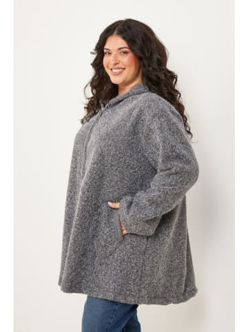 Curvy Lady Übergangsjacke in Grau