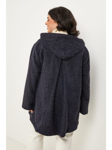 Curvy Lady Übergangsjacke in Dunkelblau