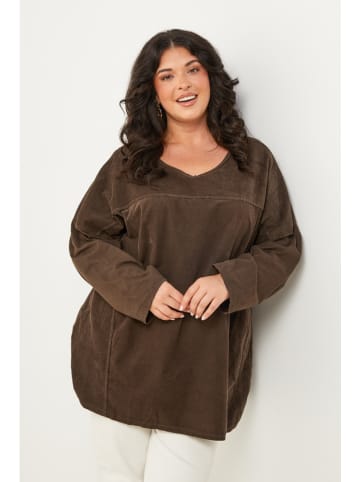 Curvy Lady Longsleeve in Braun