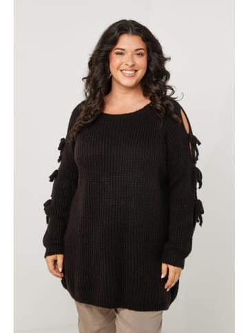 Curvy Lady Pullover in Schwarz