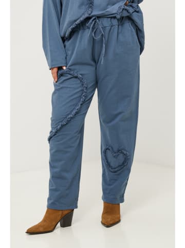 Curvy Lady Broek blauw