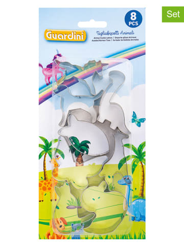 Guardini Foremki (8 szt.) "Animals" w kolorze srebrnym