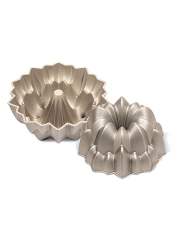 Guardini Gugelhupfform "Cascade" in Silber - Ø 24 cm