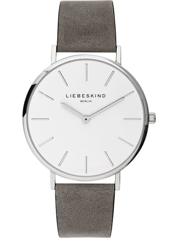 Liebeskind Kwartshorloge grijs/zilverkleurig
