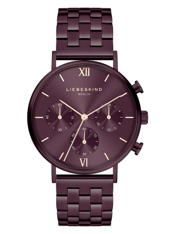 Liebeskind Chronograf w kolorze fioletowym