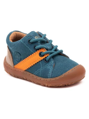 bisgaard Leder-Barfußschuhe "Hale" in Blau