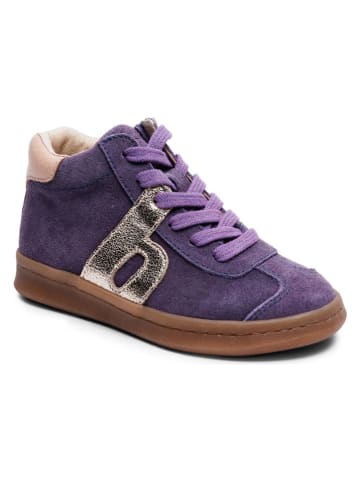 bisgaard Leder-Sneakers "Helmer" in Lila