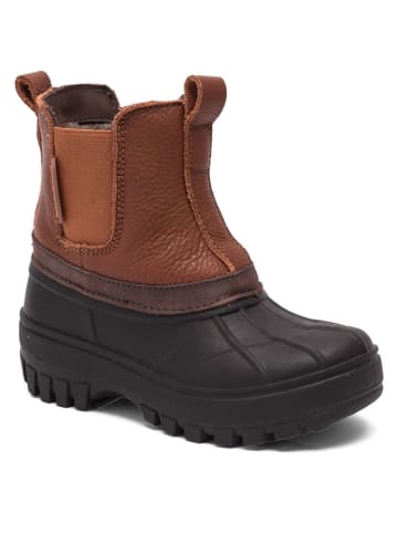 bisgaard Leren boots "Blake" lichtbruin/zwart