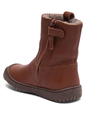 bisgaard Leder-Winterstiefel in Hellbraun