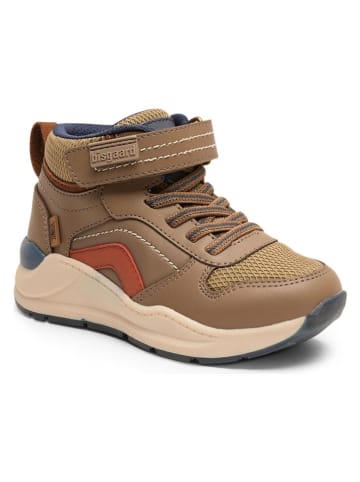 bisgaard Leder-Sneakers "Drake" in Hellbraun