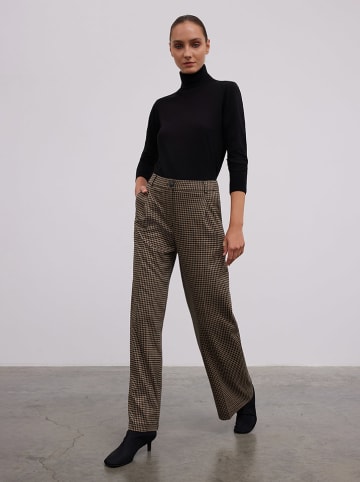 BGN Broek beige/zwart