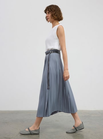 BGN Plissérok grijs