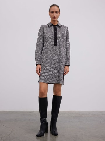 BGN Kleid in Schwarz/ Grau