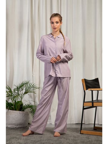 Seidensticker Pyjama in Mauve