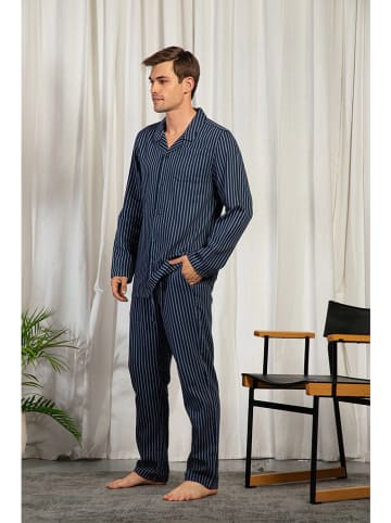 Seidensticker Pyjama donkerblauw