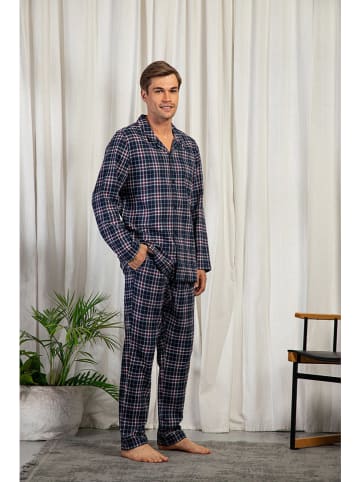 Seidensticker Pyjama donkerblauw