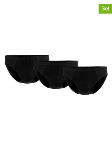 Seidensticker 3er-Set: Slips in Schwarz