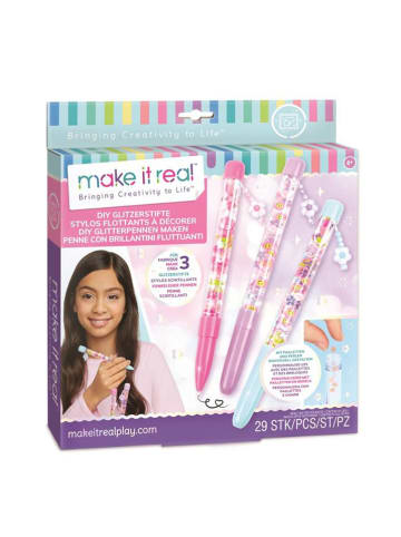 make it real Brokatowe pisaki DIY - 8+