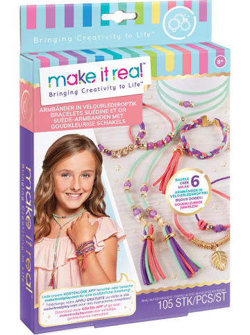 make it real Creativiteitsset "Armbandjes in Suèdelook" - vanaf 8 jaar