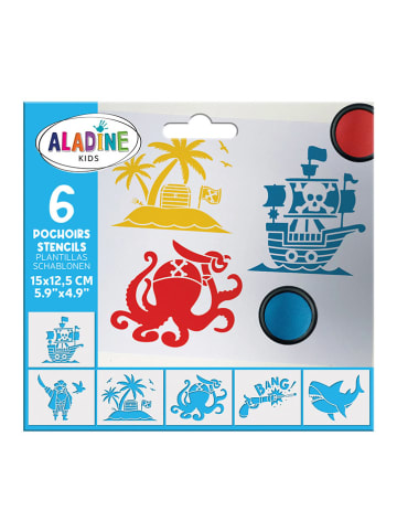 Aladine Schablonen-Set "Piraten" - ab 4 Jahren