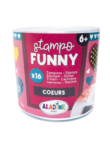 Aladine Stempelset "Funny Herzen" - ab 6 Jahren