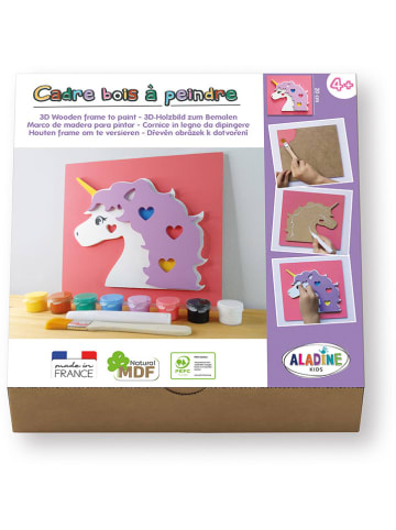 Aladine Bastelset "3D-Holzbild Einhorn" - ab 4 Jahren