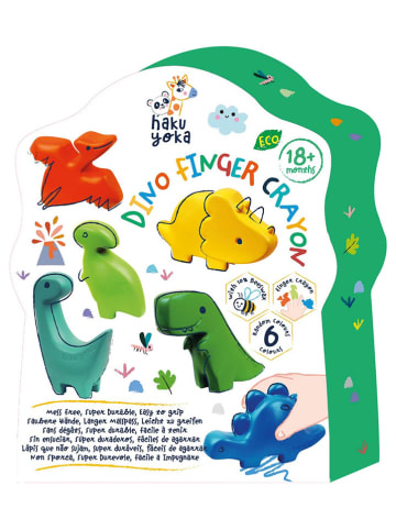 haku yoka Kredki (6 szt.) "Dino" - 18 m+