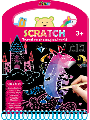Avenir Creativiteitsset "Scratch Book Magical World" - vanaf 3 jaar