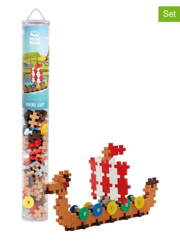 PLUS PLUS 100-częściowy zestaw "Statek wikingów" - 5+