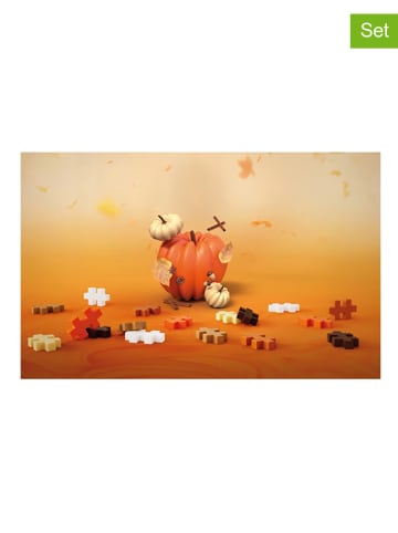 PLUS PLUS 240tlg. Kreativ Bausteine-Set "Kürbis" - ab 5 Jahren